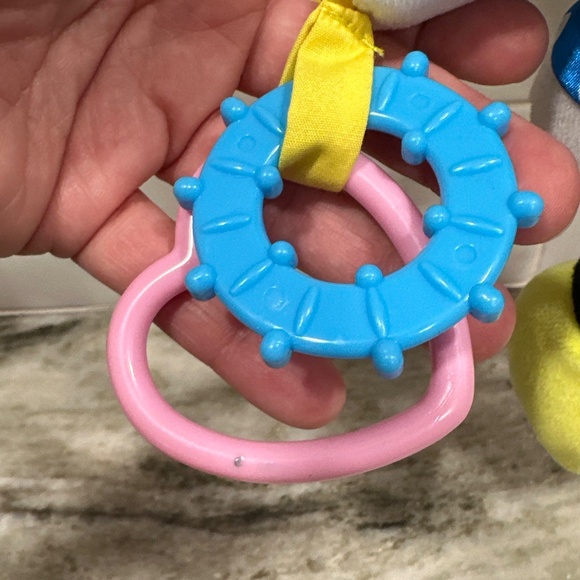 Disney Baby Classic MINNIE MOUSE On The Go Activity PLUSH Toy Blue Dress TEETHER - Picture 4 of 10